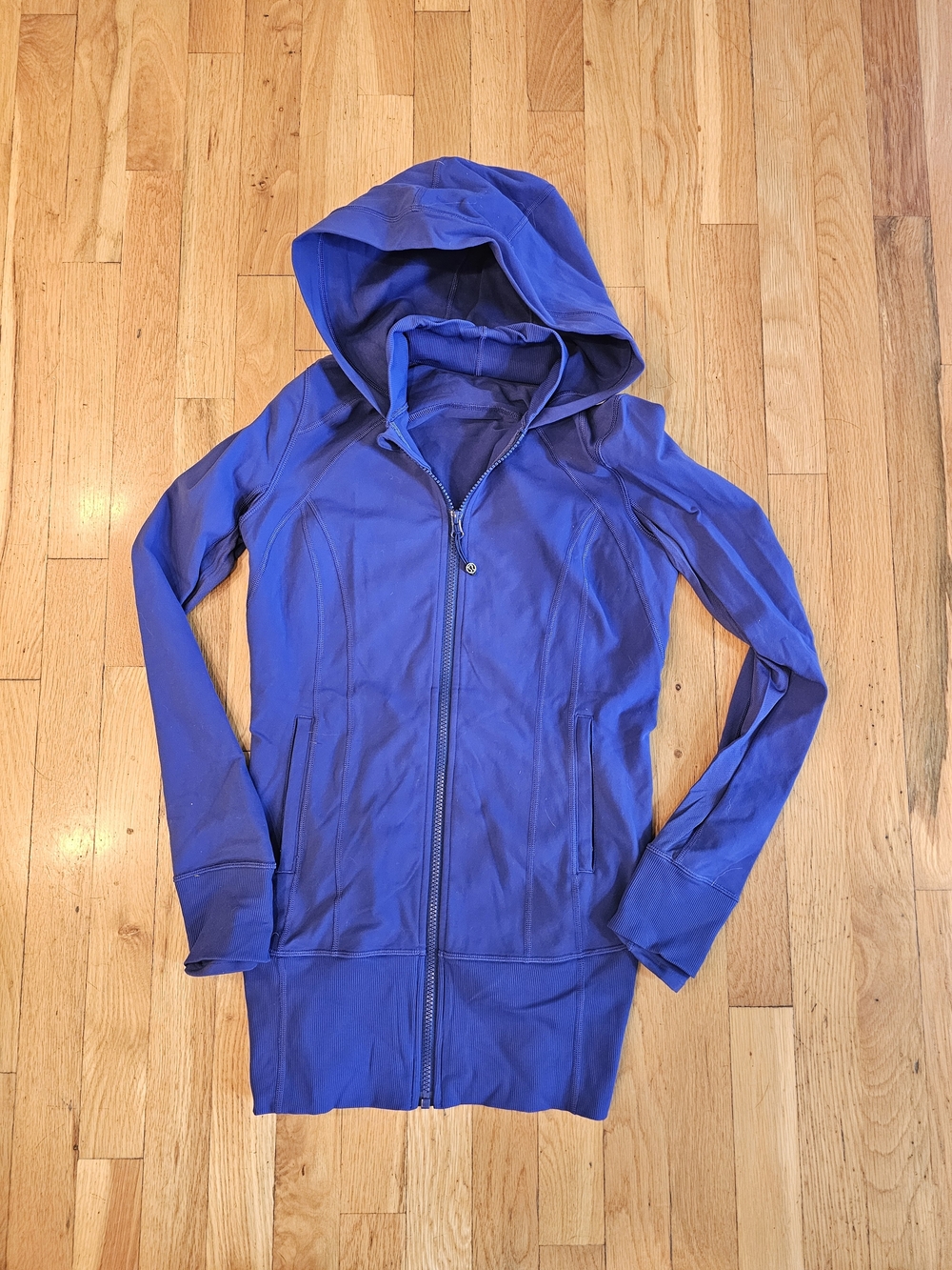 lululemon athletica Royal Blue Hooded Full-Zip Jacket